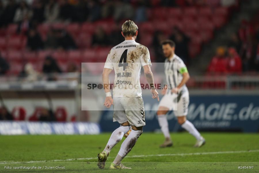 AKON Arena, Würzburg, 15.11.2024, sport, action, Fussball, BFV, 20. Spieltag, Regionalliga Bayern, SVW, FWK, SV Wacker Burghausen, FC Würzburger Kickers - Bild-ID: 2454197