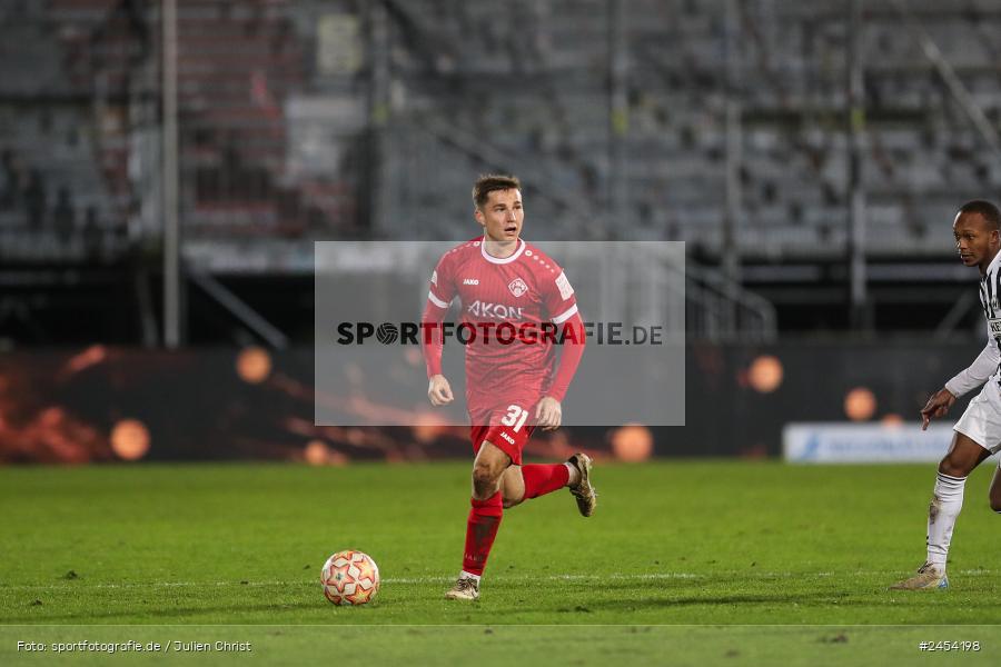 AKON Arena, Würzburg, 15.11.2024, sport, action, Fussball, BFV, 20. Spieltag, Regionalliga Bayern, SVW, FWK, SV Wacker Burghausen, FC Würzburger Kickers - Bild-ID: 2454198