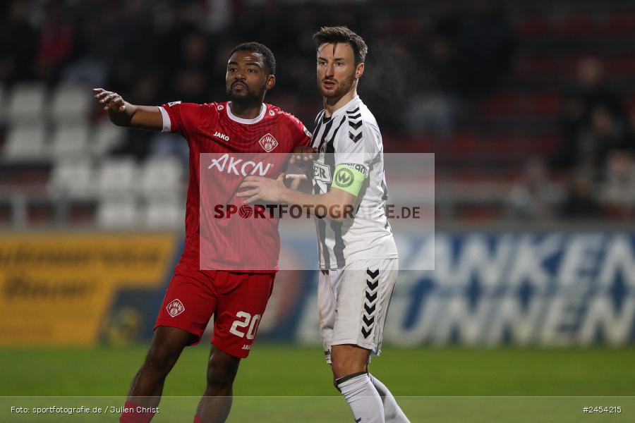 AKON Arena, Würzburg, 15.11.2024, sport, action, Fussball, BFV, 20. Spieltag, Regionalliga Bayern, SVW, FWK, SV Wacker Burghausen, FC Würzburger Kickers - Bild-ID: 2454215