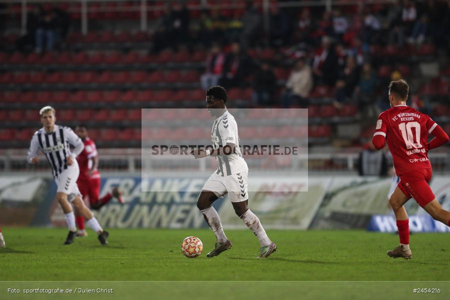 AKON Arena, Würzburg, 15.11.2024, sport, action, Fussball, BFV, 20. Spieltag, Regionalliga Bayern, SVW, FWK, SV Wacker Burghausen, FC Würzburger Kickers - Bild-ID: 2454216