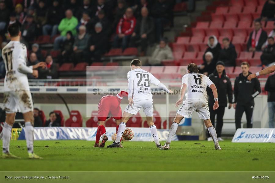 AKON Arena, Würzburg, 15.11.2024, sport, action, Fussball, BFV, 20. Spieltag, Regionalliga Bayern, SVW, FWK, SV Wacker Burghausen, FC Würzburger Kickers - Bild-ID: 2454229