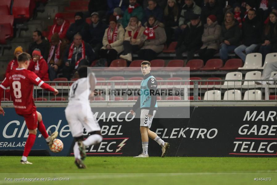 AKON Arena, Würzburg, 15.11.2024, sport, action, Fussball, BFV, 20. Spieltag, Regionalliga Bayern, SVW, FWK, SV Wacker Burghausen, FC Würzburger Kickers - Bild-ID: 2454273