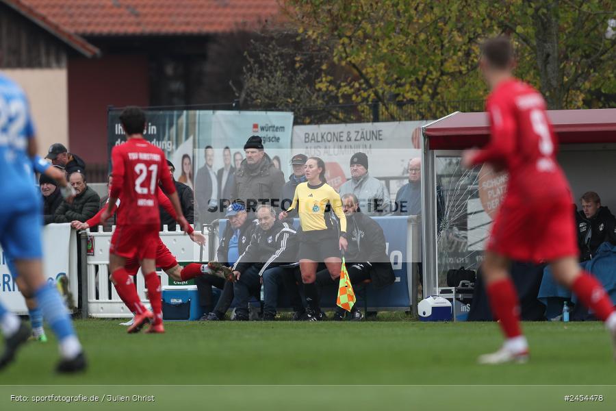 sport, action, TSV Aubstadt, Regionalliga Bayern, NGN-Arena, Fussball, FVI, FV Illertissen, BFV, Aubstadt, AUB, 20. Spieltag, 16.11.2024 - Bild-ID: 2454478