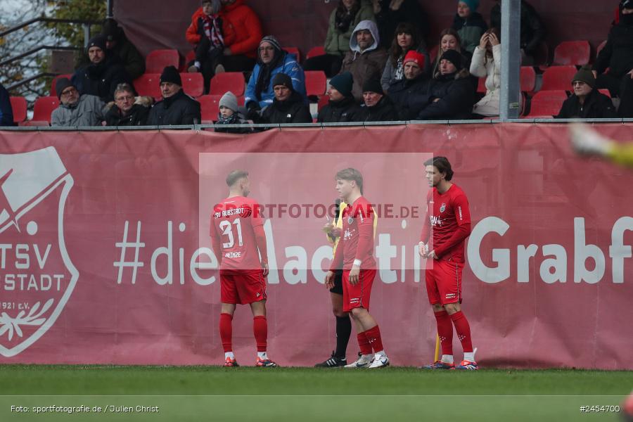 sport, action, TSV Aubstadt, Regionalliga Bayern, NGN-Arena, Fussball, FVI, FV Illertissen, BFV, Aubstadt, AUB, 20. Spieltag, 16.11.2024 - Bild-ID: 2454700
