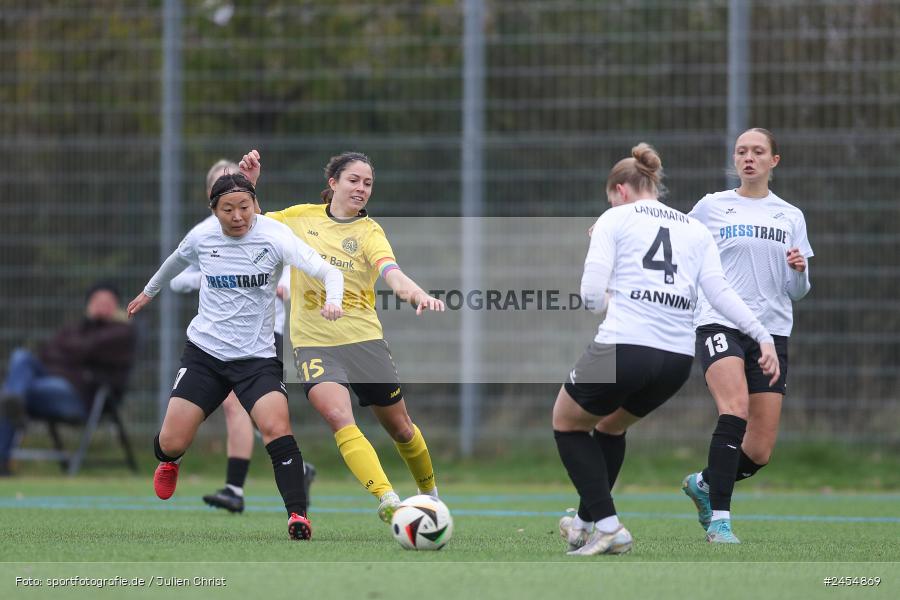 sport, action, Sportanlage Buchschwabacher Strasse 32, SV67, SV 67 Weinberg, SCS, SC Sand, Roßtal, Fussball, DFB, 2. Frauen-Bundesliga, 17.11.2024, 11. Spieltag - Bild-ID: 2454869 sport, action, Sportanlage Buchschwabacher Strasse 32, SV67, SV 67 Weinberg, SCS, SC Sand, Roßtal, Fussball, DFB, 2. Frauen-Bundesliga, 17.11.2024, 11. Spieltag - Bild-ID: 2454869