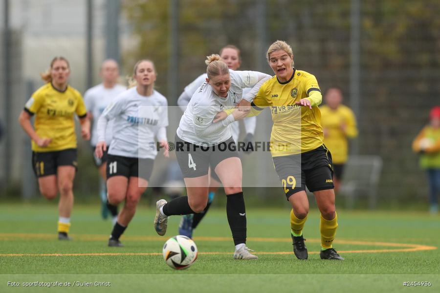 sport, action, Sportanlage Buchschwabacher Strasse 32, SV67, SV 67 Weinberg, SCS, SC Sand, Roßtal, Fussball, DFB, 2. Frauen-Bundesliga, 17.11.2024, 11. Spieltag - Bild-ID: 2454936