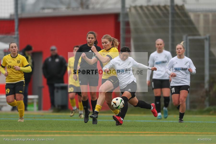 sport, action, Sportanlage Buchschwabacher Strasse 32, SV67, SV 67 Weinberg, SCS, SC Sand, Roßtal, Fussball, DFB, 2. Frauen-Bundesliga, 17.11.2024, 11. Spieltag - Bild-ID: 2455006