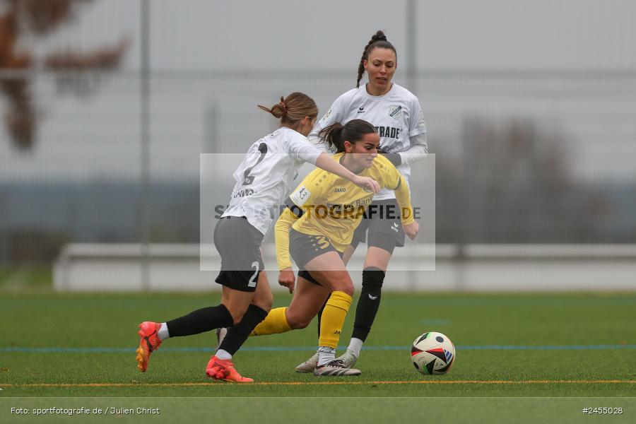 sport, action, Sportanlage Buchschwabacher Strasse 32, SV67, SV 67 Weinberg, SCS, SC Sand, Roßtal, Fussball, DFB, 2. Frauen-Bundesliga, 17.11.2024, 11. Spieltag - Bild-ID: 2455028