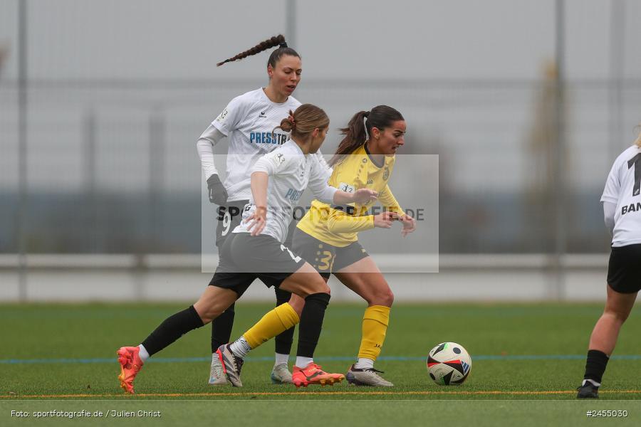 sport, action, Sportanlage Buchschwabacher Strasse 32, SV67, SV 67 Weinberg, SCS, SC Sand, Roßtal, Fussball, DFB, 2. Frauen-Bundesliga, 17.11.2024, 11. Spieltag - Bild-ID: 2455030