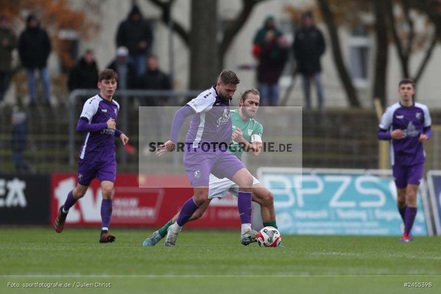 Sachs-Stadion, Schweinfurt, 23.11.2024, sport, action, Fussball, BFV, 21. Spieltag, Regionalliga Bayern, FCE, FCS, FC Eintracht Bamberg, 1. FC Schweinfurt 1905 - Bild-ID: 2455398