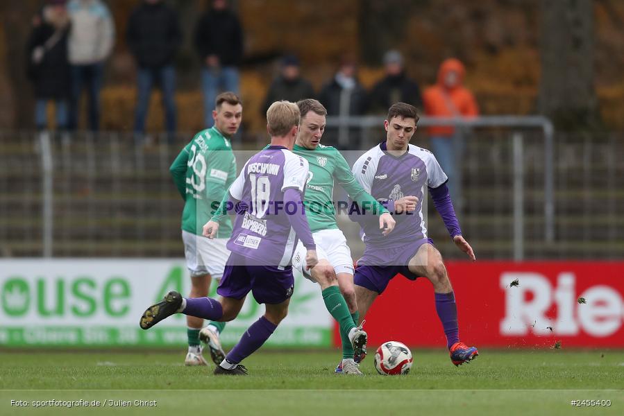 Sachs-Stadion, Schweinfurt, 23.11.2024, sport, action, Fussball, BFV, 21. Spieltag, Regionalliga Bayern, FCE, FCS, FC Eintracht Bamberg, 1. FC Schweinfurt 1905 - Bild-ID: 2455400