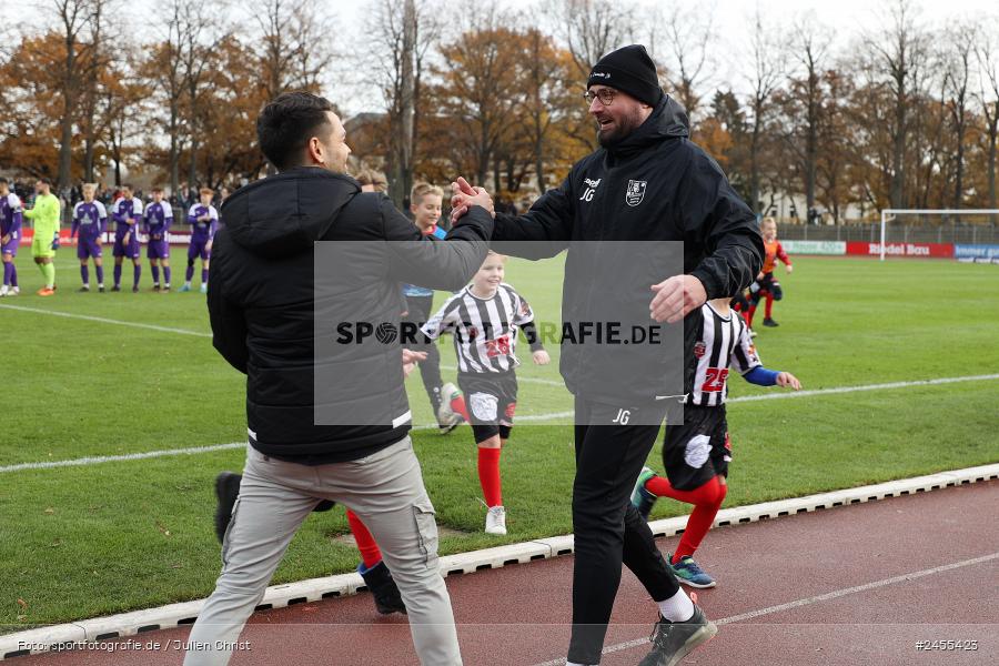 Sachs-Stadion, Schweinfurt, 23.11.2024, sport, action, Fussball, BFV, 21. Spieltag, Regionalliga Bayern, FCE, FCS, FC Eintracht Bamberg, 1. FC Schweinfurt 1905 - Bild-ID: 2455423