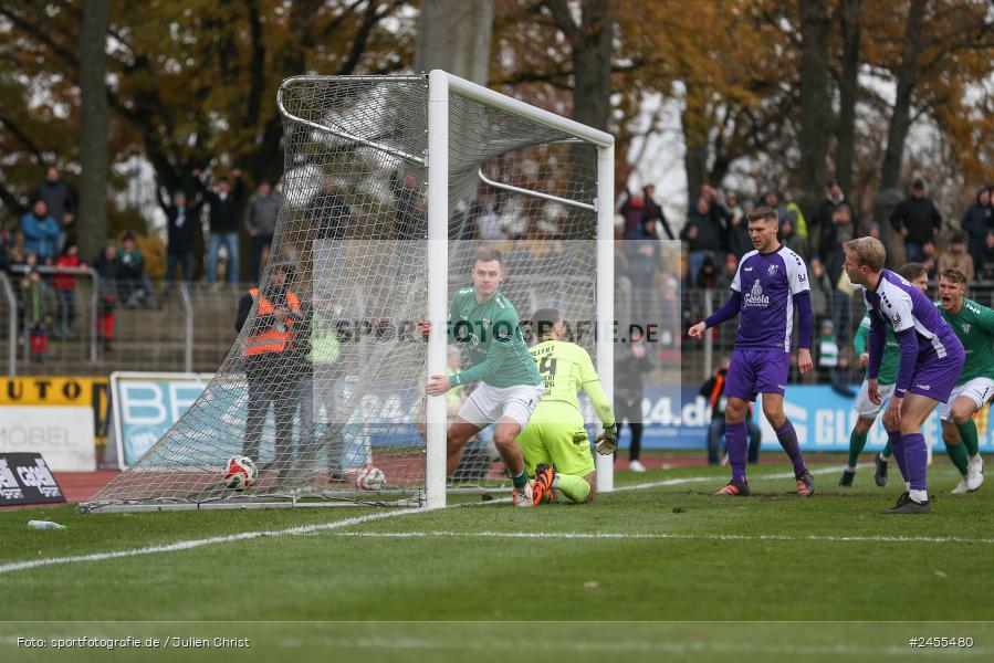 sport, action, Schweinfurt, Sachs-Stadion, Regionalliga Bayern, Fussball, FCS, FCE, FC Eintracht Bamberg, BFV, 23.11.2024, 21. Spieltag, 1. FC Schweinfurt 1905 - Bild-ID: 2455480