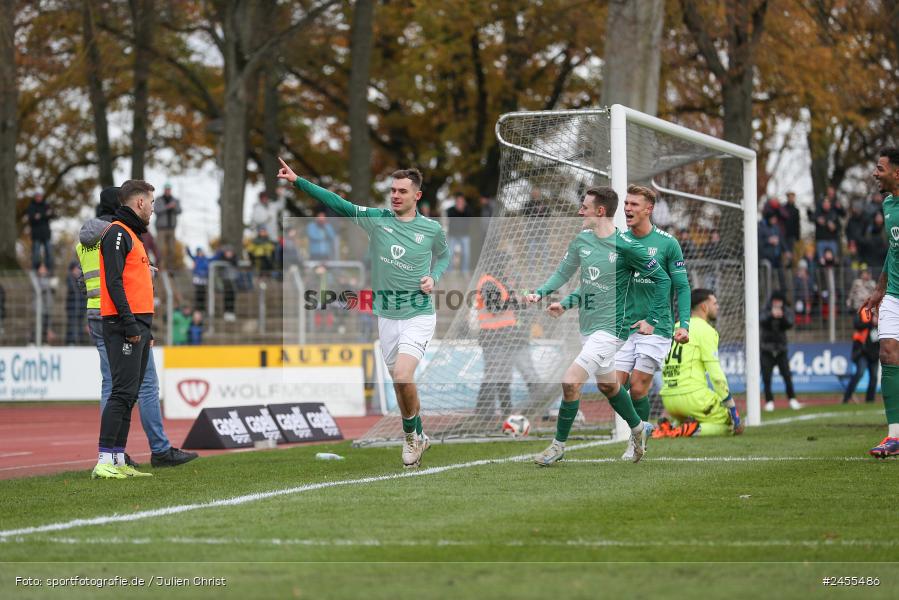 sport, action, Schweinfurt, Sachs-Stadion, Regionalliga Bayern, Fussball, FCS, FCE, FC Eintracht Bamberg, BFV, 23.11.2024, 21. Spieltag, 1. FC Schweinfurt 1905 - Bild-ID: 2455486