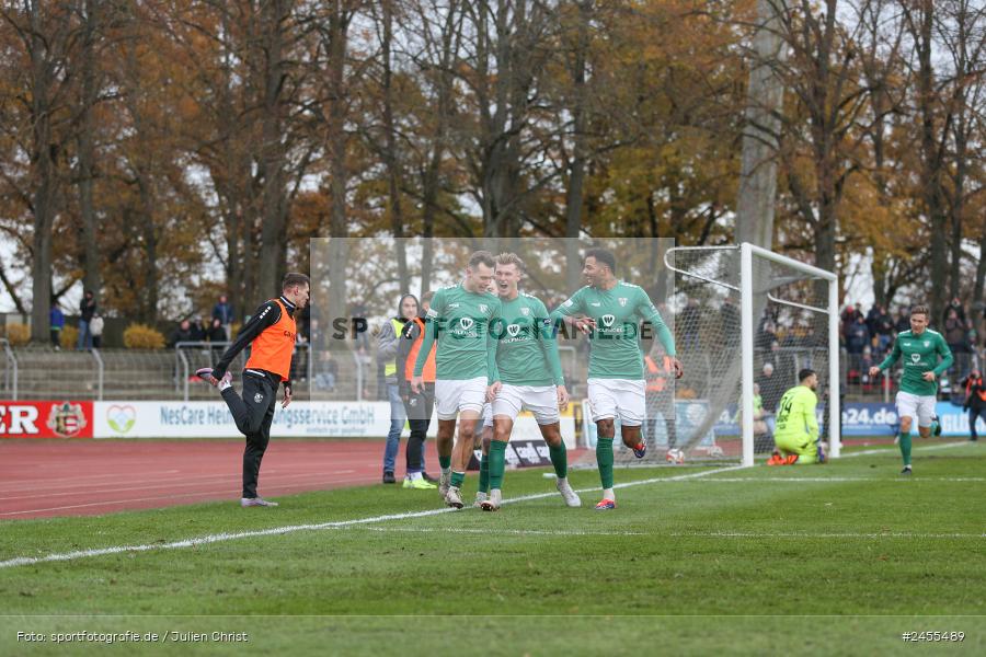 sport, action, Schweinfurt, Sachs-Stadion, Regionalliga Bayern, Fussball, FCS, FCE, FC Eintracht Bamberg, BFV, 23.11.2024, 21. Spieltag, 1. FC Schweinfurt 1905 - Bild-ID: 2455489