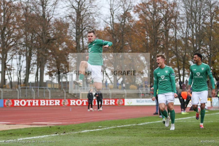 sport, action, Schweinfurt, Sachs-Stadion, Regionalliga Bayern, Fussball, FCS, FCE, FC Eintracht Bamberg, BFV, 23.11.2024, 21. Spieltag, 1. FC Schweinfurt 1905 - Bild-ID: 2455495