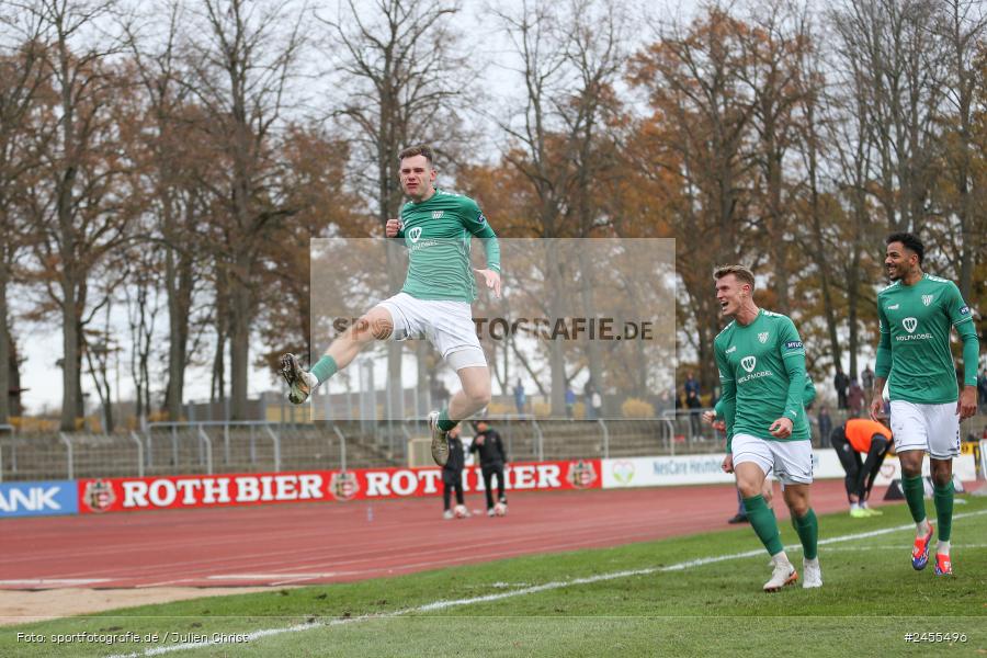 sport, action, Schweinfurt, Sachs-Stadion, Regionalliga Bayern, Fussball, FCS, FCE, FC Eintracht Bamberg, BFV, 23.11.2024, 21. Spieltag, 1. FC Schweinfurt 1905 - Bild-ID: 2455496