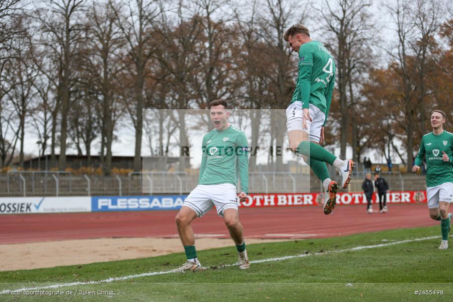 sport, action, Schweinfurt, Sachs-Stadion, Regionalliga Bayern, Fussball, FCS, FCE, FC Eintracht Bamberg, BFV, 23.11.2024, 21. Spieltag, 1. FC Schweinfurt 1905 - Bild-ID: 2455498