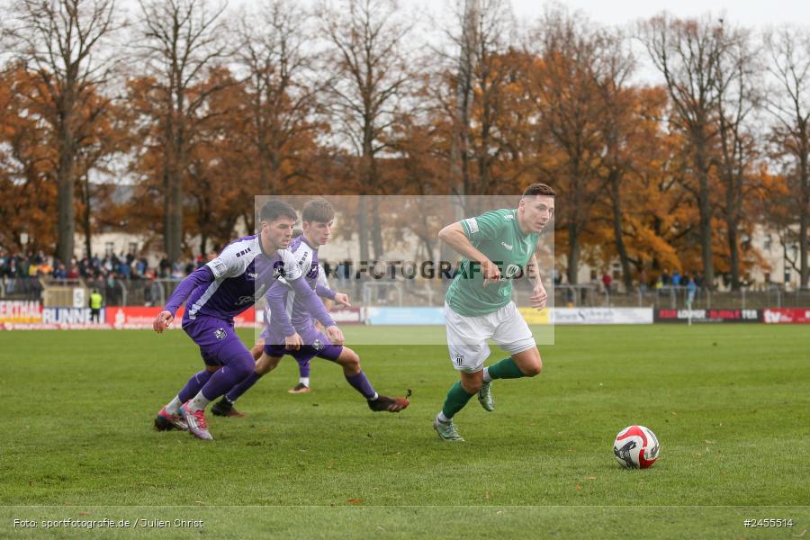 sport, action, Schweinfurt, Sachs-Stadion, Regionalliga Bayern, Fussball, FCS, FCE, FC Eintracht Bamberg, BFV, 23.11.2024, 21. Spieltag, 1. FC Schweinfurt 1905 - Bild-ID: 2455514