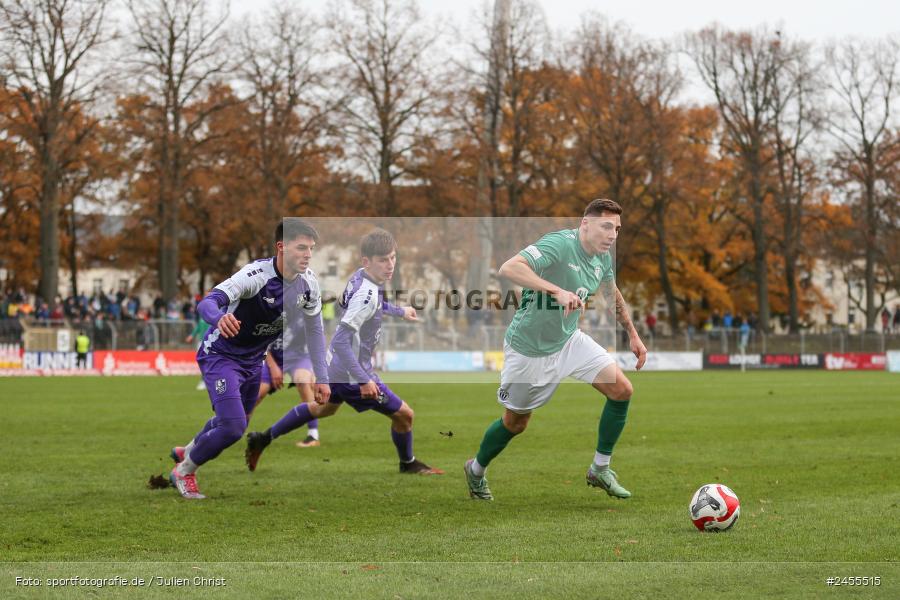sport, action, Schweinfurt, Sachs-Stadion, Regionalliga Bayern, Fussball, FCS, FCE, FC Eintracht Bamberg, BFV, 23.11.2024, 21. Spieltag, 1. FC Schweinfurt 1905 - Bild-ID: 2455515