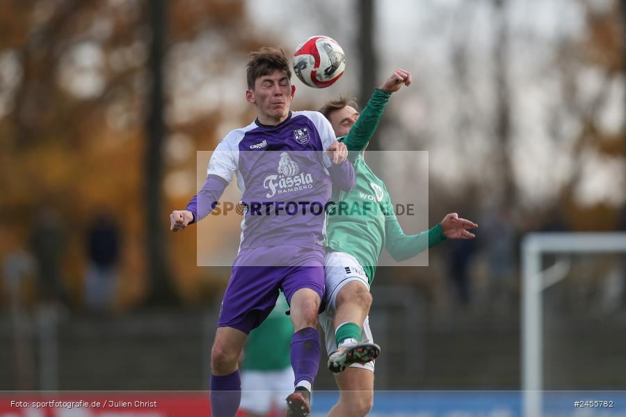 sport, action, Schweinfurt, Sachs-Stadion, Regionalliga Bayern, Fussball, FCS, FCE, FC Eintracht Bamberg, BFV, 23.11.2024, 21. Spieltag, 1. FC Schweinfurt 1905 - Bild-ID: 2455782