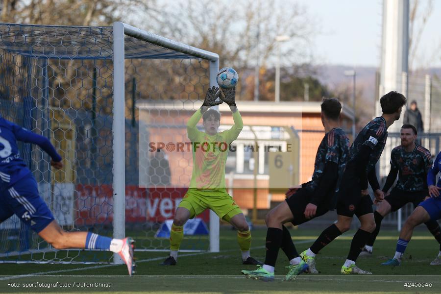 Stadion am Schönbusch, Aschaffenburg, 30.11.2024, sport, action, Fussball, BFV, 22. Spieltag, Regionalliga Bayern, FCB, SVA, FC Bayern München II, SV Viktoria Aschaffenburg - Bild-ID: 2456546