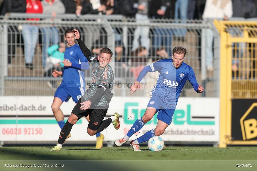 sport, action, Stadion am Schönbusch, SVA, SV Viktoria Aschaffenburg, Regionalliga Bayern, Fussball, FCB, FC Bayern München II, BFV, Aschaffenburg, 30.11.2024, 22. Spieltag - Bild-ID: 2456872