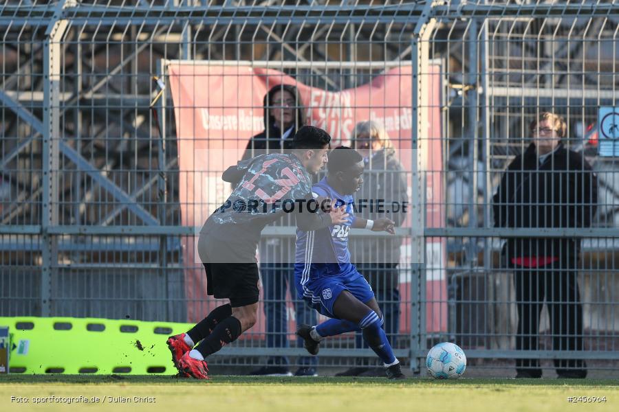 sport, action, Stadion am Schönbusch, SVA, SV Viktoria Aschaffenburg, Regionalliga Bayern, Fussball, FCB, FC Bayern München II, BFV, Aschaffenburg, 30.11.2024, 22. Spieltag - Bild-ID: 2456964