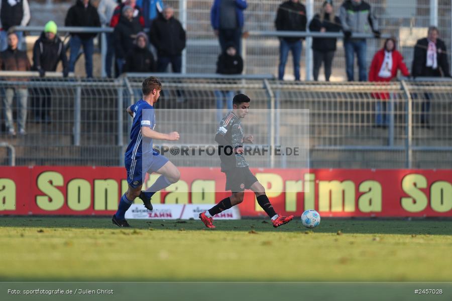 sport, action, Stadion am Schönbusch, SVA, SV Viktoria Aschaffenburg, Regionalliga Bayern, Fussball, FCB, FC Bayern München II, BFV, Aschaffenburg, 30.11.2024, 22. Spieltag - Bild-ID: 2457028
