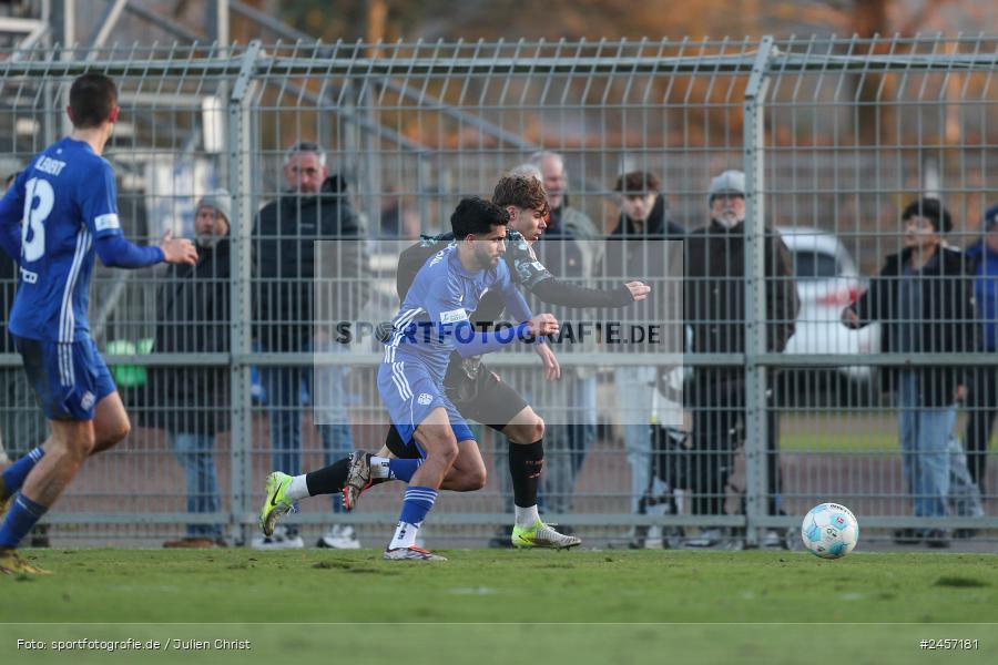 sport, action, Stadion am Schönbusch, SVA, SV Viktoria Aschaffenburg, Regionalliga Bayern, Fussball, FCB, FC Bayern München II, BFV, Aschaffenburg, 30.11.2024, 22. Spieltag - Bild-ID: 2457181