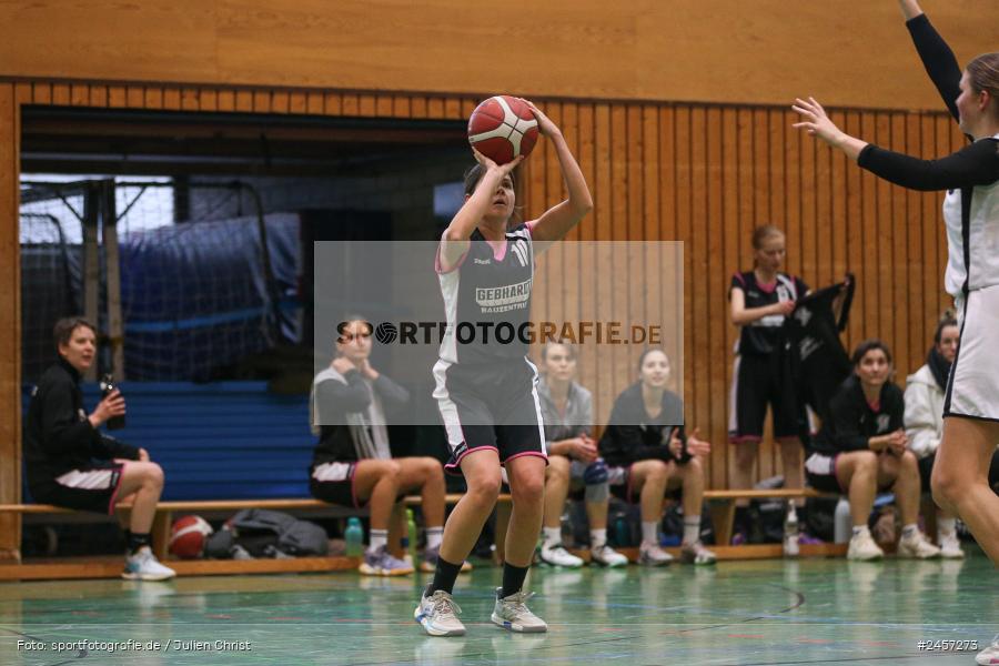 sport, action, Würzburg, TGW, TG 48 Würzburg 3, SVE, SV Erlenbach Black Bees, Heuchelhof-Halle, Bayernliga Nord, Basketball, 01.12.2024 - Bild-ID: 2457273