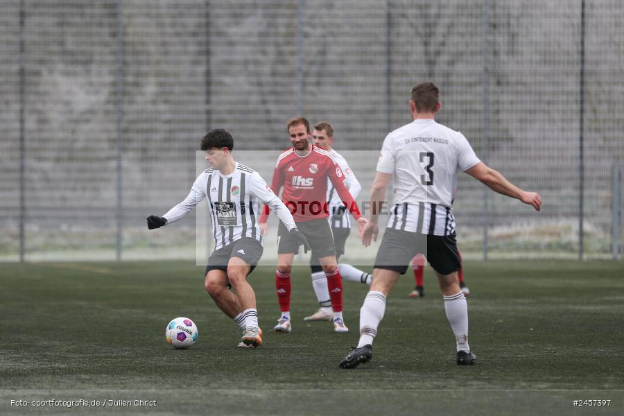 Sportgelände, Grünsfeld, 01.12.2024, sport, action, Fussball, 19. Spieltag, bfv-Landesliga Odenwald, SVE, FCG, SV Eintracht Nassig, FC Grünsfeld - Bild-ID: 2457397