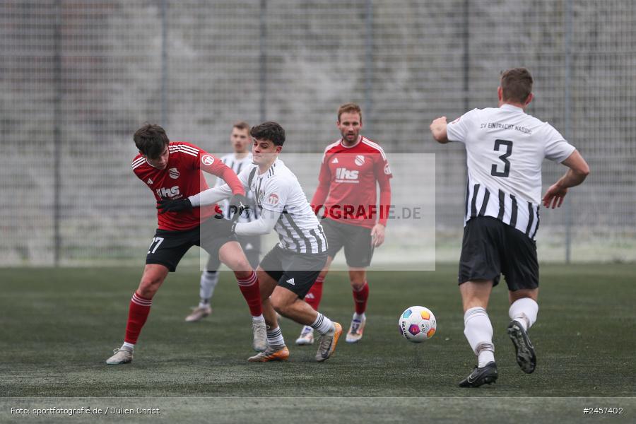 Sportgelände, Grünsfeld, 01.12.2024, sport, action, Fussball, 19. Spieltag, bfv-Landesliga Odenwald, SVE, FCG, SV Eintracht Nassig, FC Grünsfeld - Bild-ID: 2457402