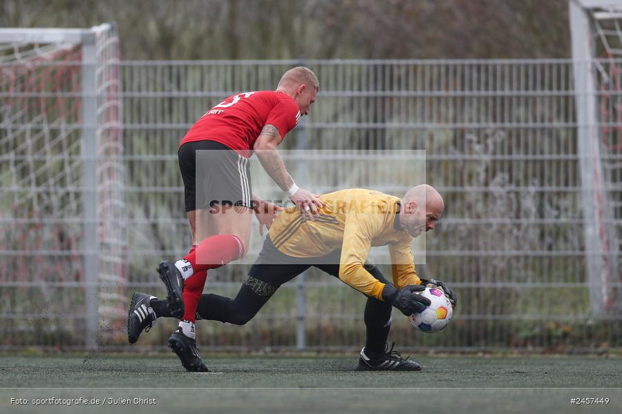 Sportgelände, Grünsfeld, 01.12.2024, sport, action, Fussball, 19. Spieltag, bfv-Landesliga Odenwald, SVE, FCG, SV Eintracht Nassig, FC Grünsfeld - Bild-ID: 2457449