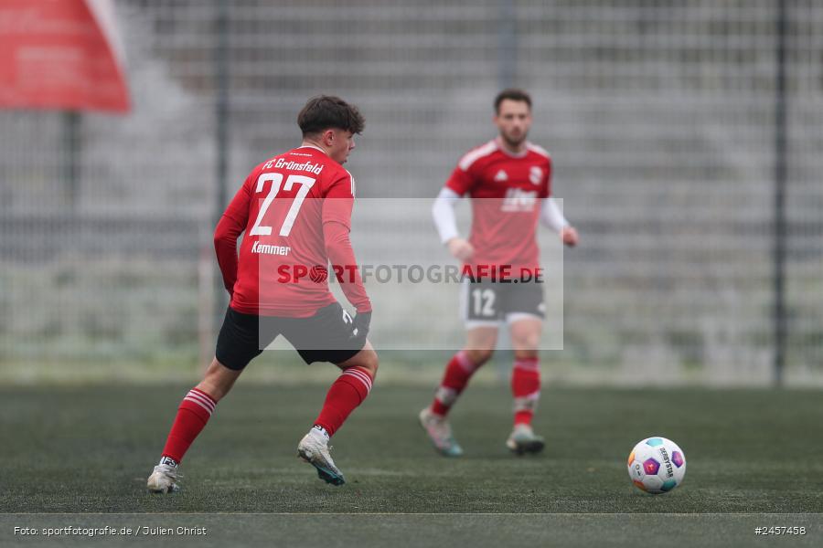 Sportgelände, Grünsfeld, 01.12.2024, sport, action, Fussball, 19. Spieltag, bfv-Landesliga Odenwald, SVE, FCG, SV Eintracht Nassig, FC Grünsfeld - Bild-ID: 2457458