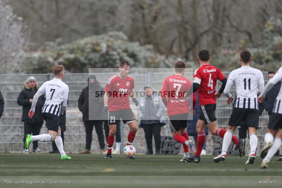 Sportgelände, Grünsfeld, 01.12.2024, sport, action, Fussball, 19. Spieltag, bfv-Landesliga Odenwald, SVE, FCG, SV Eintracht Nassig, FC Grünsfeld - Bild-ID: 2457477