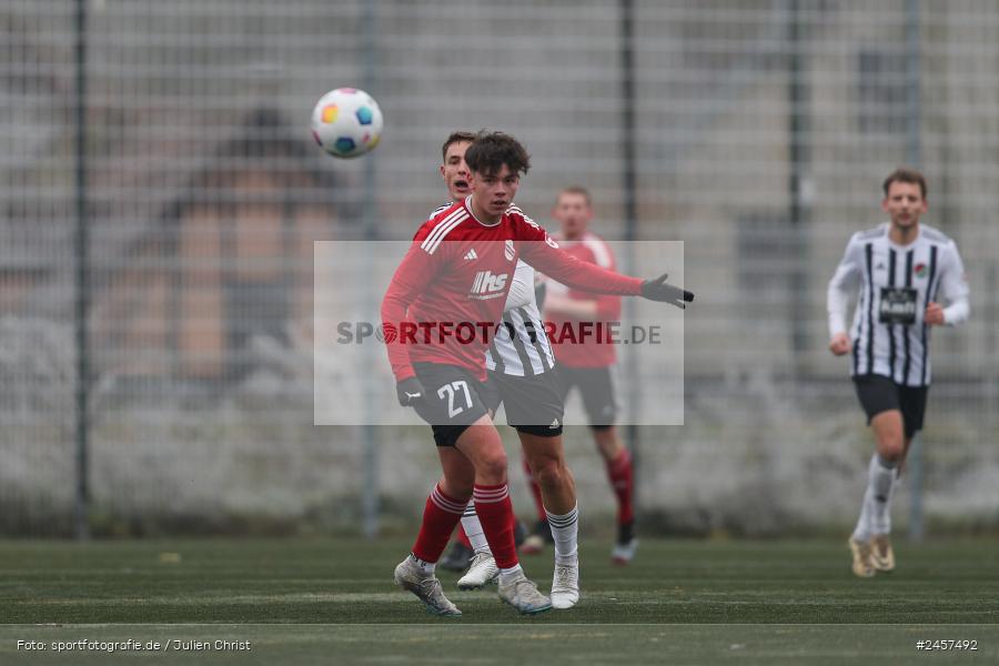 Sportgelände, Grünsfeld, 01.12.2024, sport, action, Fussball, 19. Spieltag, bfv-Landesliga Odenwald, SVE, FCG, SV Eintracht Nassig, FC Grünsfeld - Bild-ID: 2457492