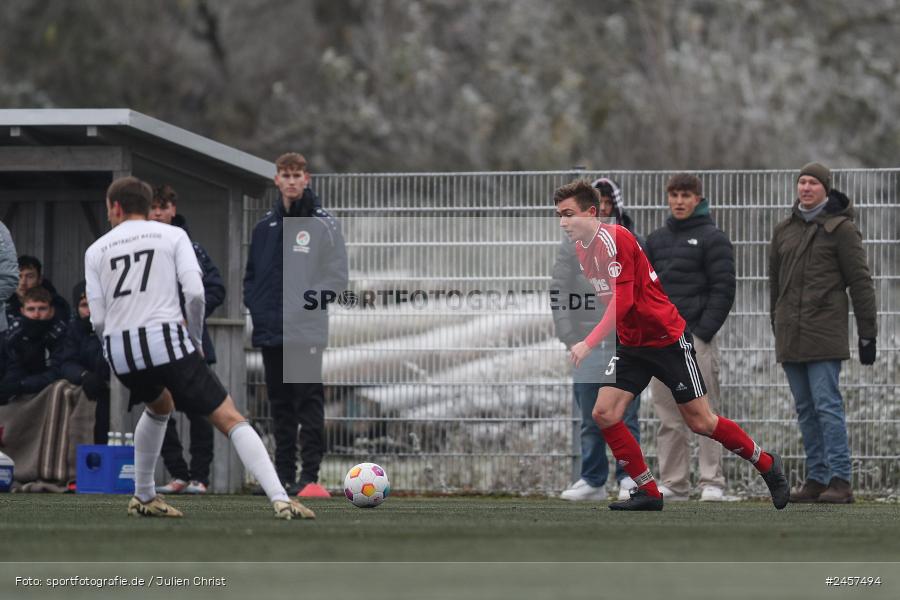 Sportgelände, Grünsfeld, 01.12.2024, sport, action, Fussball, 19. Spieltag, bfv-Landesliga Odenwald, SVE, FCG, SV Eintracht Nassig, FC Grünsfeld - Bild-ID: 2457494