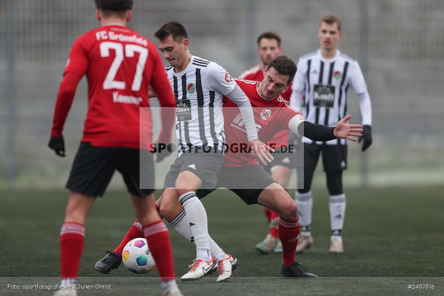 Sportgelände, Grünsfeld, 01.12.2024, sport, action, Fussball, 19. Spieltag, bfv-Landesliga Odenwald, SVE, FCG, SV Eintracht Nassig, FC Grünsfeld - Bild-ID: 2457516