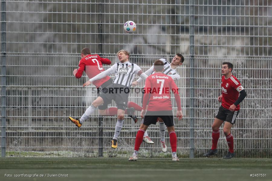 Sportgelände, Grünsfeld, 01.12.2024, sport, action, Fussball, 19. Spieltag, bfv-Landesliga Odenwald, SVE, FCG, SV Eintracht Nassig, FC Grünsfeld - Bild-ID: 2457531