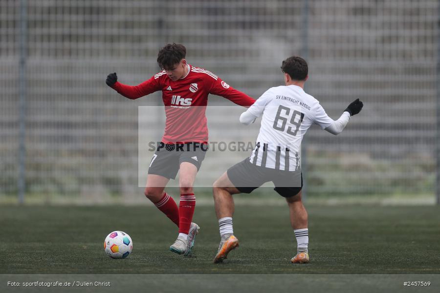 Sportgelände, Grünsfeld, 01.12.2024, sport, action, Fussball, 19. Spieltag, bfv-Landesliga Odenwald, SVE, FCG, SV Eintracht Nassig, FC Grünsfeld - Bild-ID: 2457569