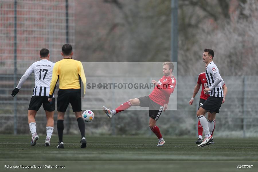 Sportgelände, Grünsfeld, 01.12.2024, sport, action, Fussball, 19. Spieltag, bfv-Landesliga Odenwald, SVE, FCG, SV Eintracht Nassig, FC Grünsfeld - Bild-ID: 2457587