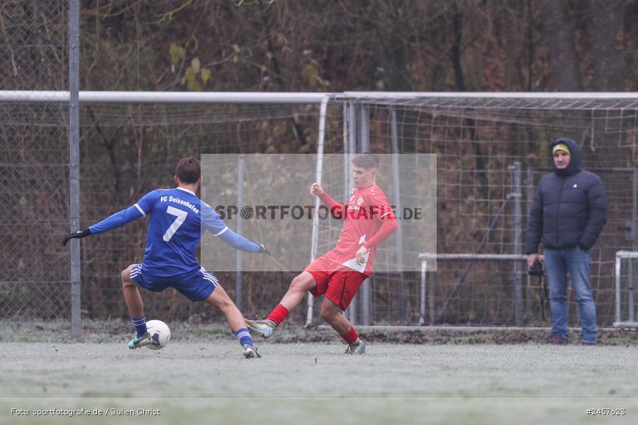 Walter-Dosch-Sportanlage, Reichenberg, 01.12.2024, sport, action, Fussball, BFV, 14. Spieltag, Bayernliga U19, FC Deisenhofen, FC Würzburger Kickers - Bild-ID: 2457623