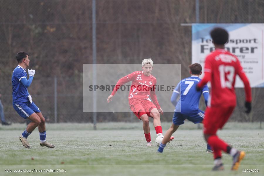 Walter-Dosch-Sportanlage, Reichenberg, 01.12.2024, sport, action, Fussball, BFV, 14. Spieltag, Bayernliga U19, FC Deisenhofen, FC Würzburger Kickers - Bild-ID: 2457630
