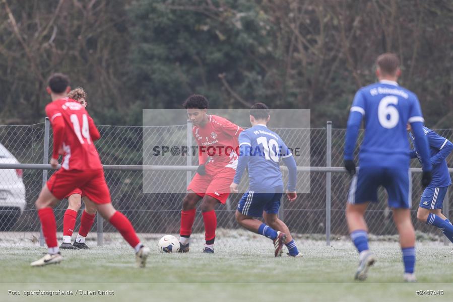 Walter-Dosch-Sportanlage, Reichenberg, 01.12.2024, sport, action, Fussball, BFV, 14. Spieltag, Bayernliga U19, FC Deisenhofen, FC Würzburger Kickers - Bild-ID: 2457643