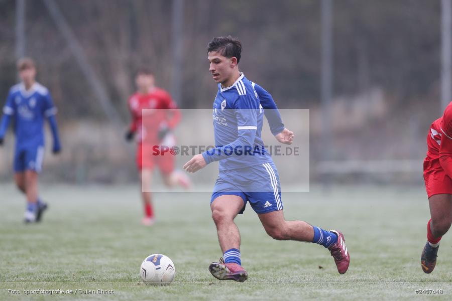 Walter-Dosch-Sportanlage, Reichenberg, 01.12.2024, sport, action, Fussball, BFV, 14. Spieltag, Bayernliga U19, FC Deisenhofen, FC Würzburger Kickers - Bild-ID: 2457648
