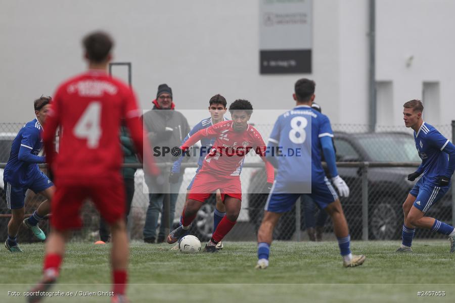 Walter-Dosch-Sportanlage, Reichenberg, 01.12.2024, sport, action, Fussball, BFV, 14. Spieltag, Bayernliga U19, FC Deisenhofen, FC Würzburger Kickers - Bild-ID: 2457653