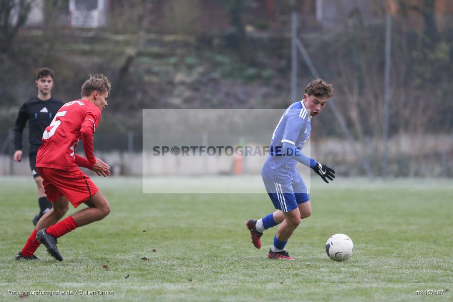 Walter-Dosch-Sportanlage, Reichenberg, 01.12.2024, sport, action, Fussball, BFV, 14. Spieltag, Bayernliga U19, FC Deisenhofen, FC Würzburger Kickers - Bild-ID: 2457687