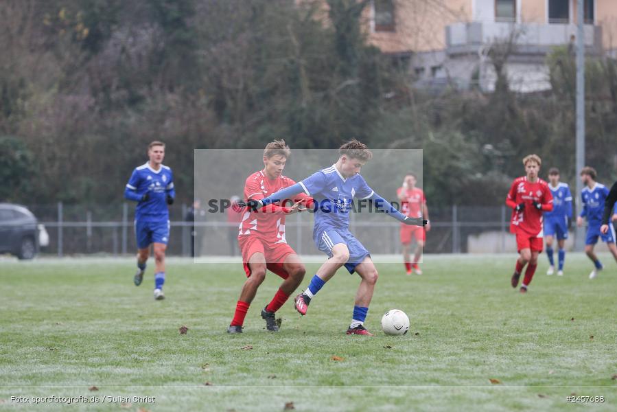 Walter-Dosch-Sportanlage, Reichenberg, 01.12.2024, sport, action, Fussball, BFV, 14. Spieltag, Bayernliga U19, FC Deisenhofen, FC Würzburger Kickers - Bild-ID: 2457688