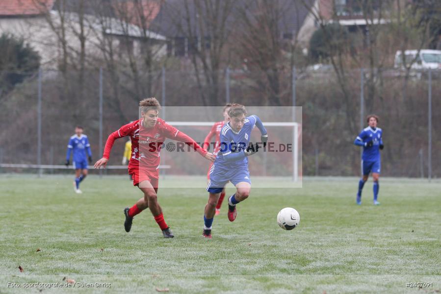 Walter-Dosch-Sportanlage, Reichenberg, 01.12.2024, sport, action, Fussball, BFV, 14. Spieltag, Bayernliga U19, FC Deisenhofen, FC Würzburger Kickers - Bild-ID: 2457691
